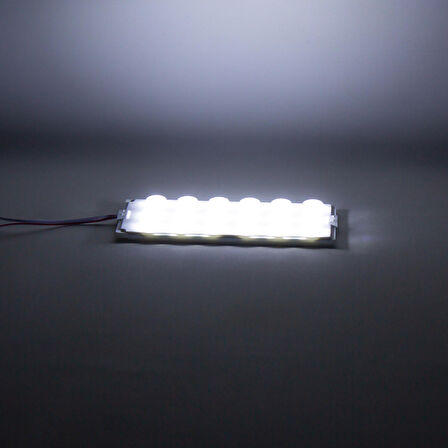 MODÜL LED 12V 6W SOĞUK BEYAZ 18 LEDLİ YANIP SÖNEN 2Lİ PAKET 13960-2835 (FLAŞÖR) (4324)