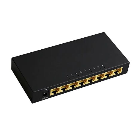 8 PORT 1000MBPS GİGABİT ETHERNET SWİTCH HUB (4324)