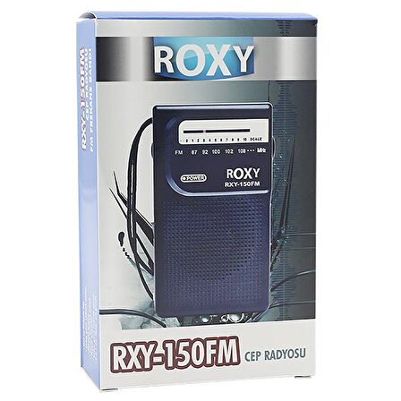 ROXY RXY-150FM CEP TİPİ MİNİ ANALOG RADYO (4324)