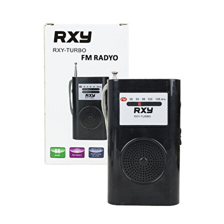 ROXY RXY-TURBO CEP TİPİ MİNİ ANALOG FM RADYO (4324)