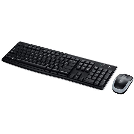 LOGITECH MK270 SİYAH KABLOSUZ Q KLAVYE SET (4324)