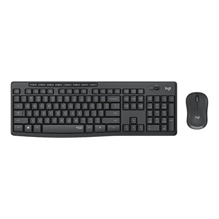 LOGITECH MK295 Q TR SİYAH KABLOSUZ KLAVYE+MOUSE SET (4324)