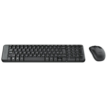 LOGITECH MK220 Q TR SIYAH KABLOSUZ KLAVYE+MOUSE SET (4324)