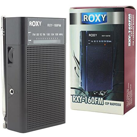 ROXY RXY-160FM CEP TİPİ MİNİ ANALOG RADYO (4324)