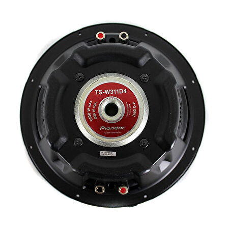 PIONEER TS-W312D4 30 CM 1600 WATT SUBWOOFER ÇİFT BOBİNLİ OTO HOPARLÖR (4324)