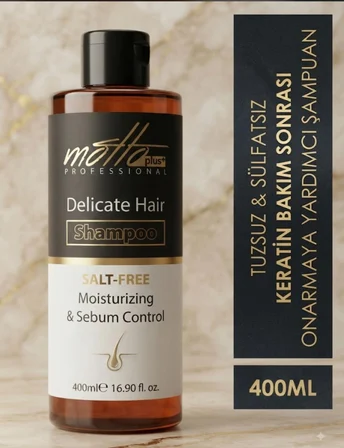 Professional Keratin Botox 2'li Saç Bakım Seti Tuzsuz Şampuan & Brezilya Keratini 400 ML - Özel Seri 