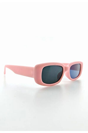 Sevimli Çocuk Güneş Gözlüğü Pembe Cool Çerçeve UV 400 Korumalı CE Belgeli Kids Çocuk Güneş Gözlk