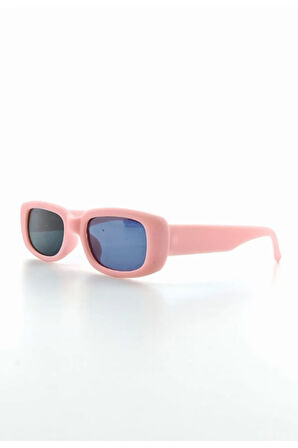 Sevimli Çocuk Güneş Gözlüğü Pembe Cool Çerçeve UV 400 Korumalı CE Belgeli Kids Çocuk Güneş Gözlk