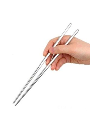 Metal Chopstick 5 Çift Paslanmaz Çelik Çin Çubuğu Yemek Çubukları Çin Çubuğu Çubukları 5 Çift