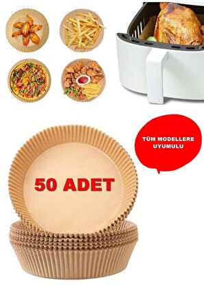 50 Adet Yağsız Fritöz Airfryer Pişirme Kağıdı 50 Adet Yağsız Fritöz Airfryer Pişirme Kağıdı