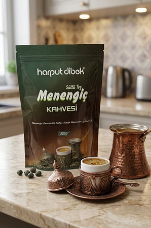Sütlü Menengiç Kahvesi 500 gr Toz Çedene Kahvesi Hazır İçim Sütlü Kahve
