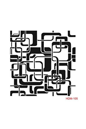 Stencil (şablon) 25x25 Cm
