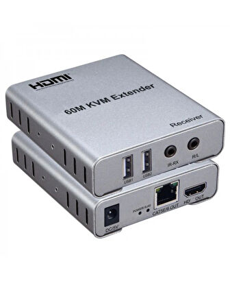 HDMI Extender Uzatma Adaptörü Cat5 Cat6 Uzatma Aparatı Full Hd 120 Metre