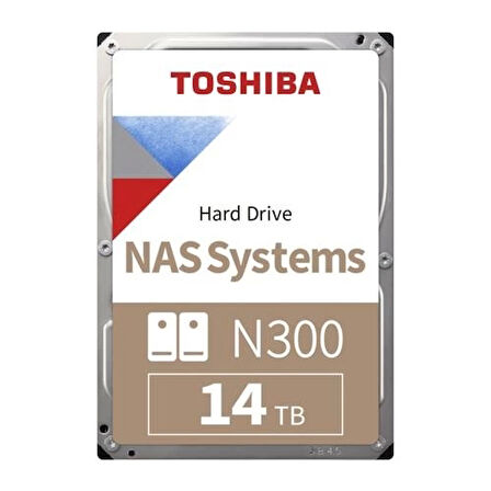 TEKNOTEG - 14TB TOSHIBA N300 7200RPM SATA 512MB HDWG51EUZSVA