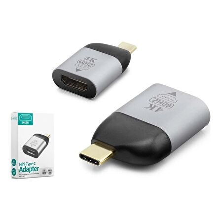HADRON HDX2352 TYPE-C 3.1 TO HDMI 4K 60HZ ÇEVİRİCİ