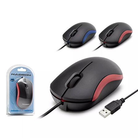 HADRON HDX3255 KABLOLU MOUSE 800 DPI 143CM SİYAH