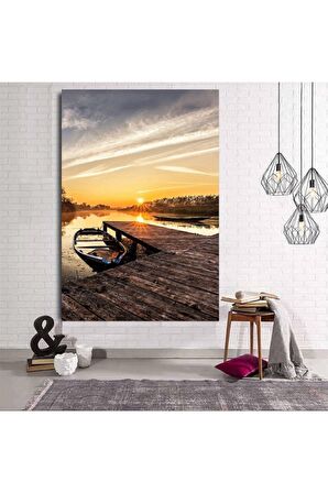 Harikabirev Manzara Fotğraflı Premium Kalite Şık Kanvas Tablo Model F4