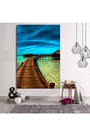 Harikabirev Manzara Fotğraflı Premium Kalite Şık Kanvas Tablo Model F6