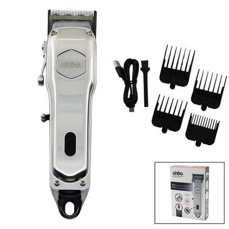 Sinbo Tıraş Makinesi - USB Şarjlı - Çelik Gövde - Kollu Tarak Ayarı