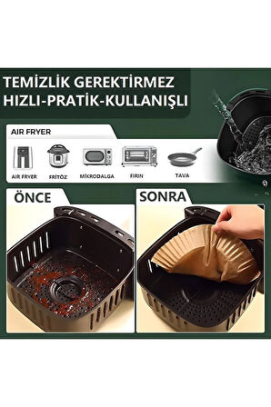 Fritöz Pişirme Kağıdı 50 Adet