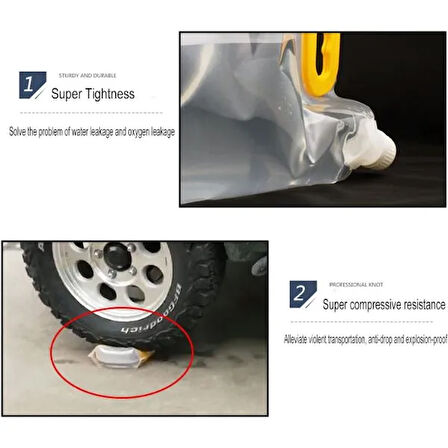 Dayanıklı Plastik İçecek Çantası 2 Litre