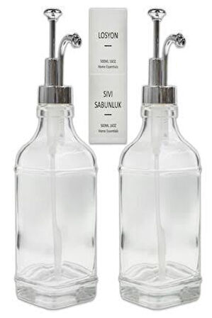 Cam Sıvı Sabunluk Losyonluk Krom