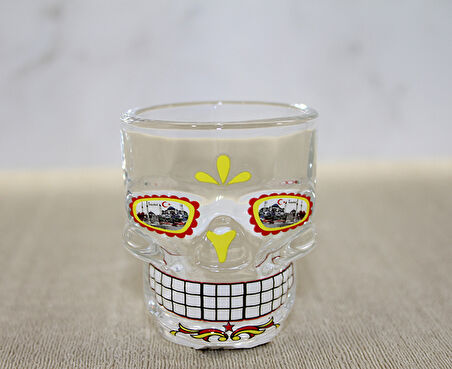 İstanbul Temalı Cam Kurukafa Shot Bardak