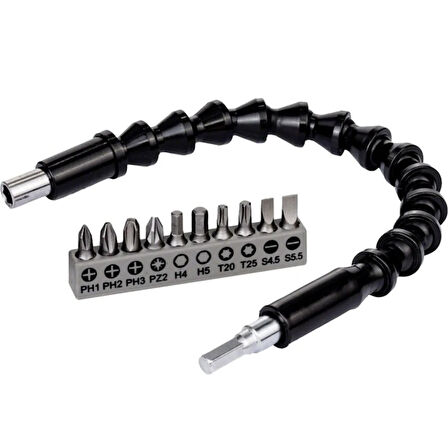 Esnek Şaftlı Tornavida Ucu Seti