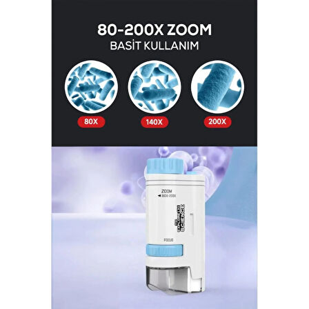 Portatif Mini Mikroskop