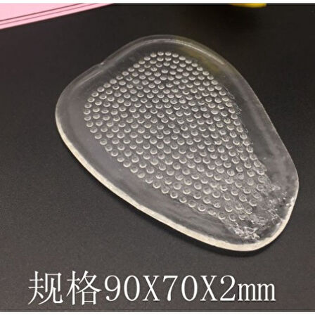 Kaydırmaz Topuklu Ayakkabı Tabanlığı Şeffaf 17GR