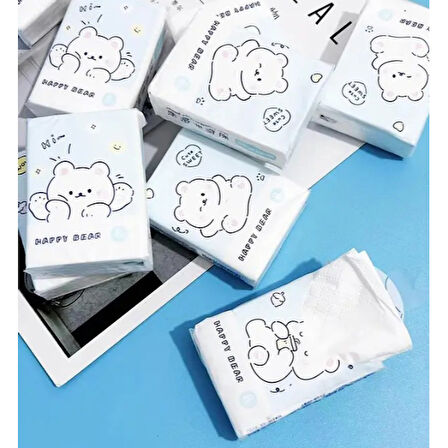 Sevimli Figürlü Çocuk Mendili 9'lu Paket