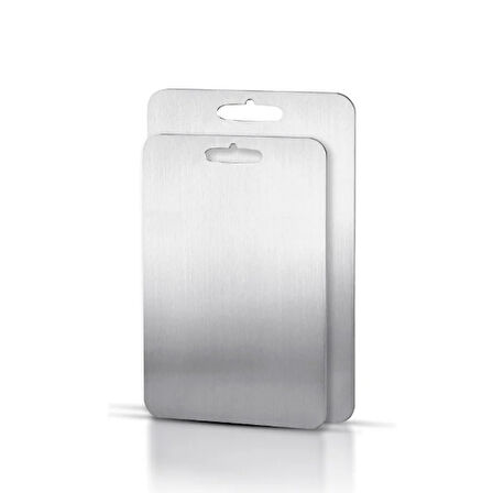 2'li Paslanmaz Çelik Kesim Panosu Seti