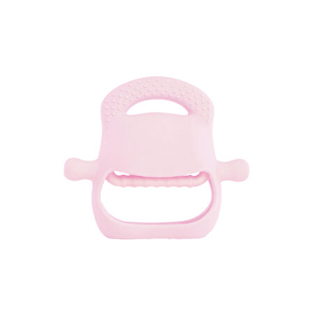 Pembe Bebek Silikon Diş Kaşıyıcı