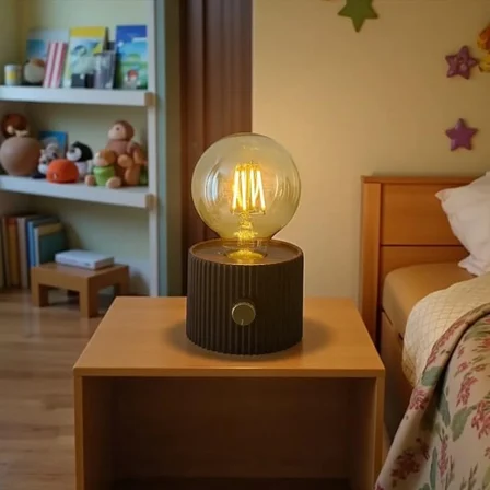 Şarjlı Dekoratif Masa Lambası - Kademesiz Dimmer - Type-C Bağlantılı