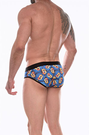 Erkek Desenli Slip