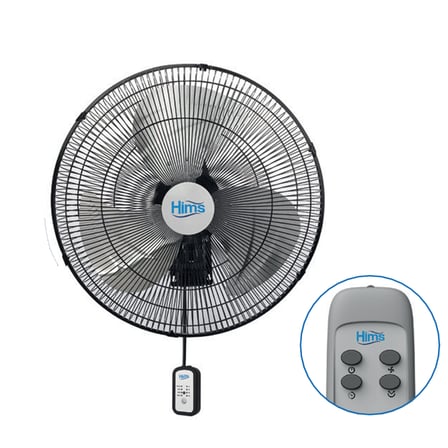 Hims 50cm (20inç) Sanayi Tipi Duvar Tip Kumandalı Vantilatör 130w HEF-DK500