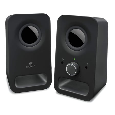 LOGITECH 980-000814 Z150 6W 1+1 Kulaklık Jaklı Kompakt Stereo Speaker (Siyah)(1923