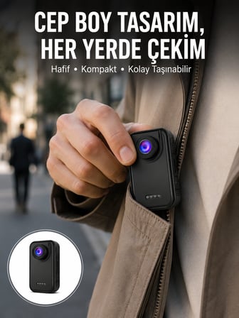 Vlog ve Sosyal Medya Çekimleri İçin Kompakt Taşınabilir Kamera Yeni Nesil