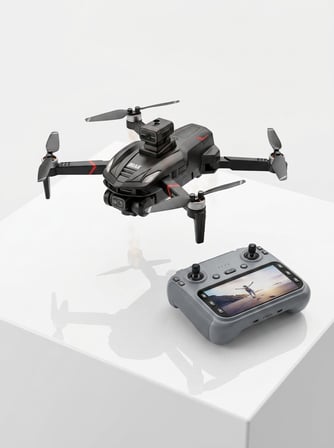 Canlı Görüntü Aktarımlı Çift Kameralı Uzaktan Kumandalı Drone