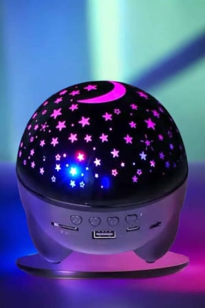 Gökyüzü Temalı Bluetooth Ve Hoparlörlü Şarjlı Çocuk Gece Lambası