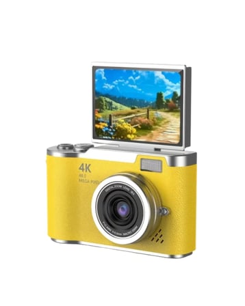 Yüksek Çözünürlüklü 48 MP Kamera 4K Video Çekim Selfie Vlog Fotoğraf Makine