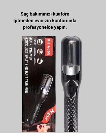 Kablosuz Şarjlı Saç Düzeltici Makine RH-6668 Ev Tipi Bakım Cihazı Yeni Nesil