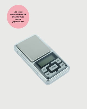 Hassas Tartım İçin Dijital Cep Terazisi Sayma Modlu Yeni Nesil