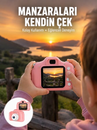 HD Mini Kamera Video ve Fotoğraf Çekimli Şarj Edilebilir Bataryalı Hafıza Kart 