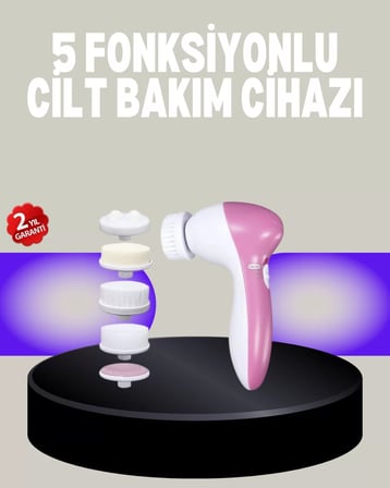 Fırçalı Yüz Temizleme Ve Spa Masaj Cihazı