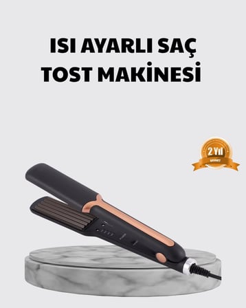Tost Model Saç Şekillendirici Hızlı Isınan Isı Ayarlı
