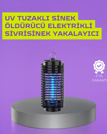 Kapalı ve Açık Alanlarda Etkili Elektrikli Sivrisinek Katili – UV Işıklı Tuz