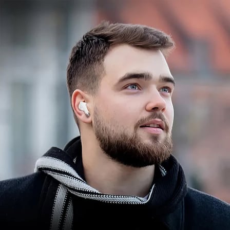 HOCO EQ2 TWS Kablosuz Bluetooth 5.3 Kulakiçi Kulaklık-(5775)