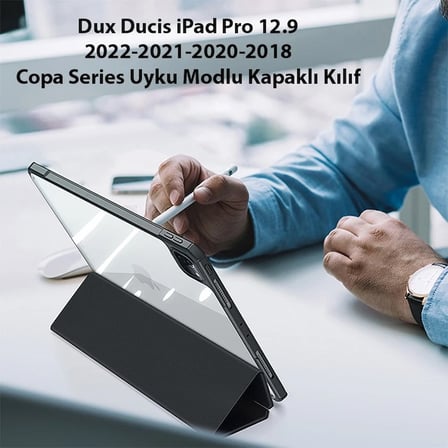 Dux Ducis iPad Pro 12.9 2022/2021/2020/2018 Kılıf Copa Series Uyku Modlu Kapaklı 