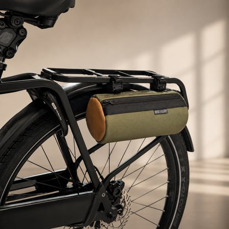Heugers Retromodern Çok Amaçlı Termal Elektrikli Bisiklet ve Scooter Çantası 2.1L (Haki - Taba)